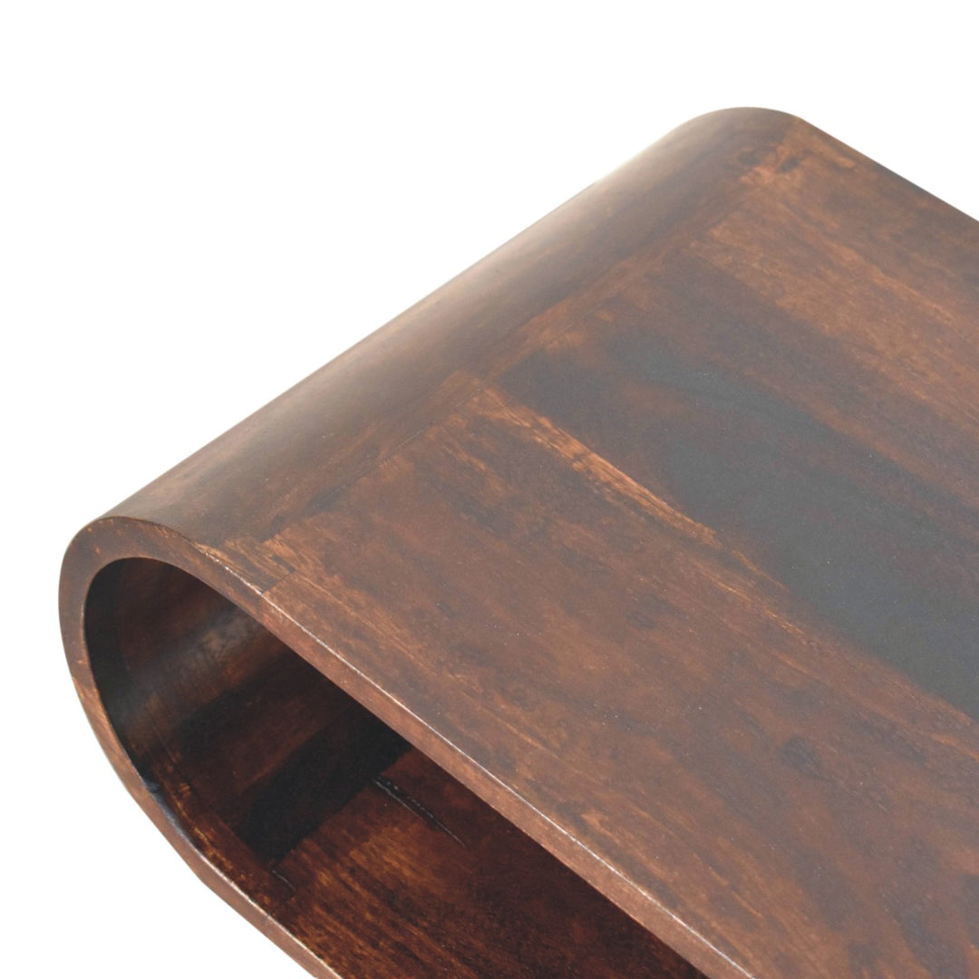 Amaya Light Walnut Coffee Table Photo 6