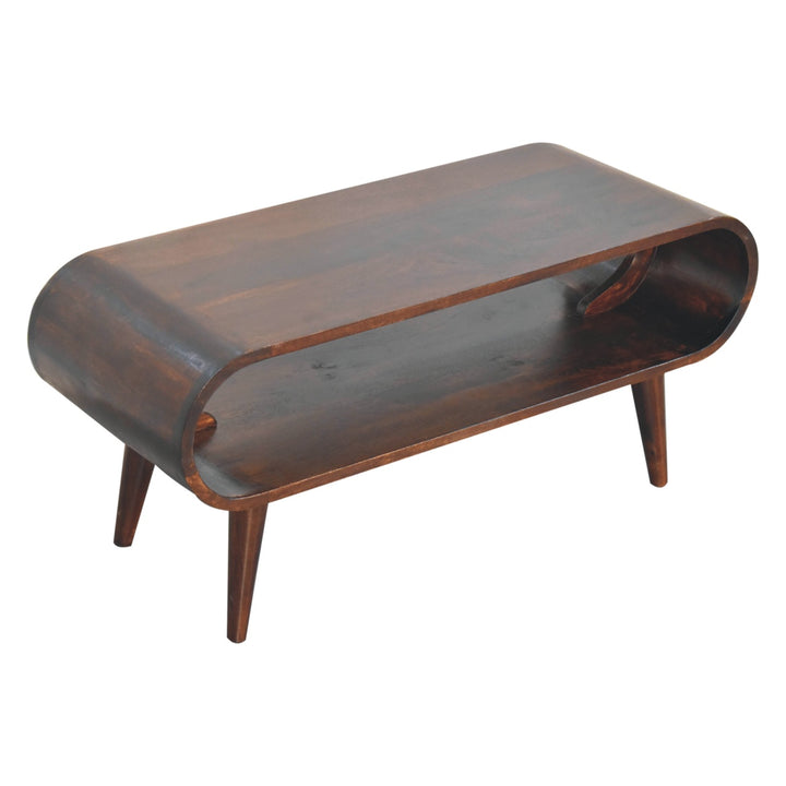 Amaya Light Walnut Coffee Table Photo 7