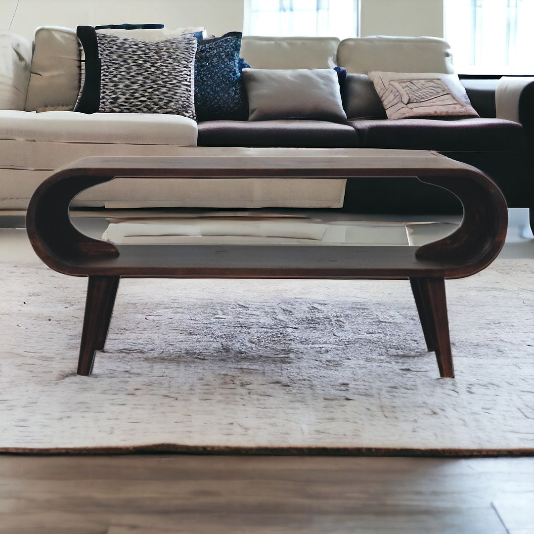 Amaya Light Walnut Coffee Table Photo 10