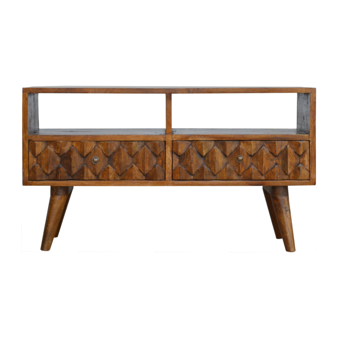 Chestnut Pineapple Carve Media Unit