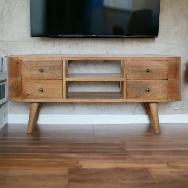 Rounded Entertainment Unit Photo 11