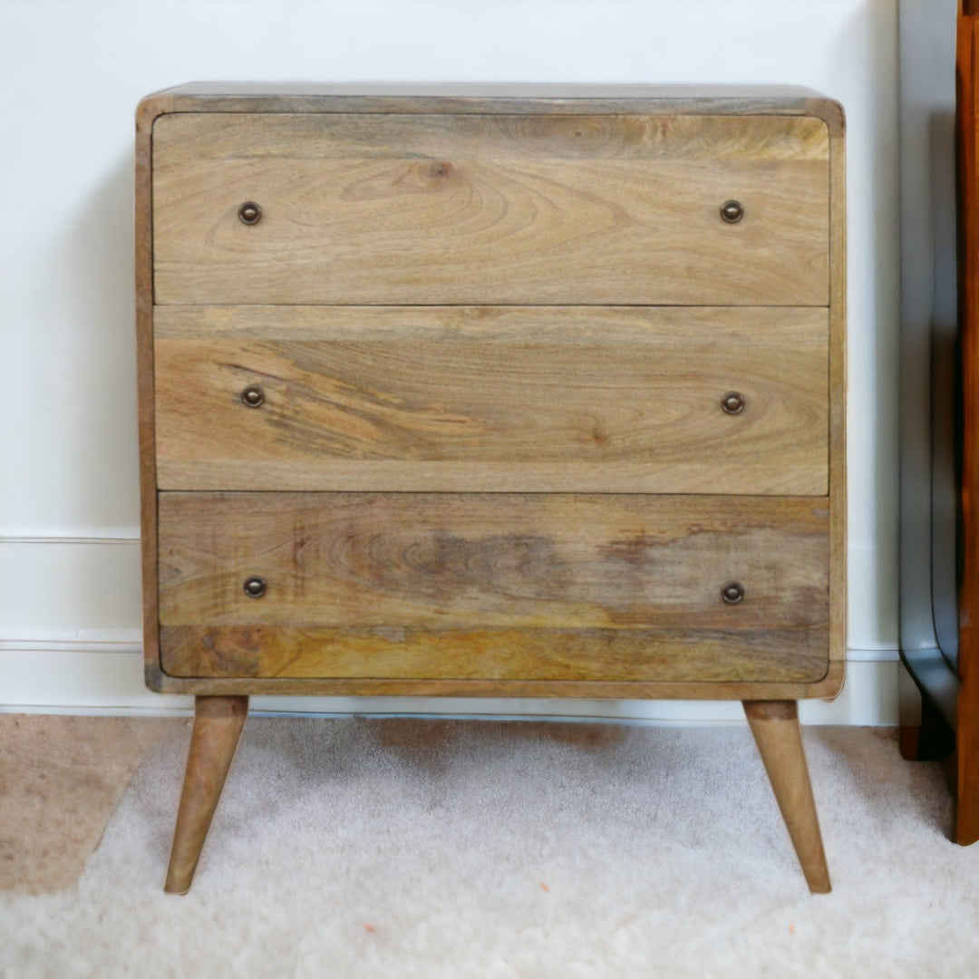 Curved Oak-ish Chest Photo 12