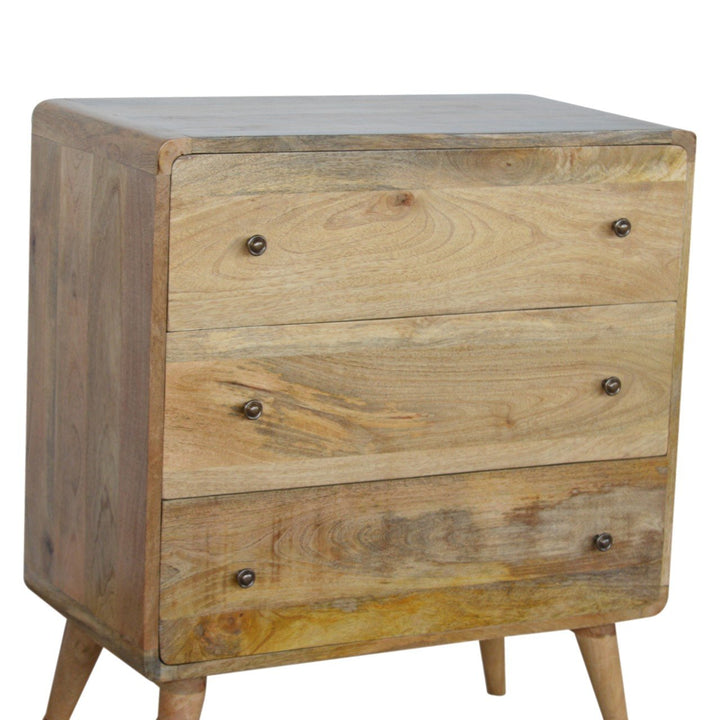 Curved Oak-ish Chest Photo 3