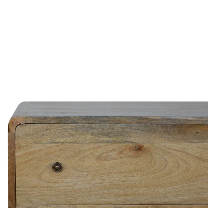 Curved Oak-ish Chest Photo 4