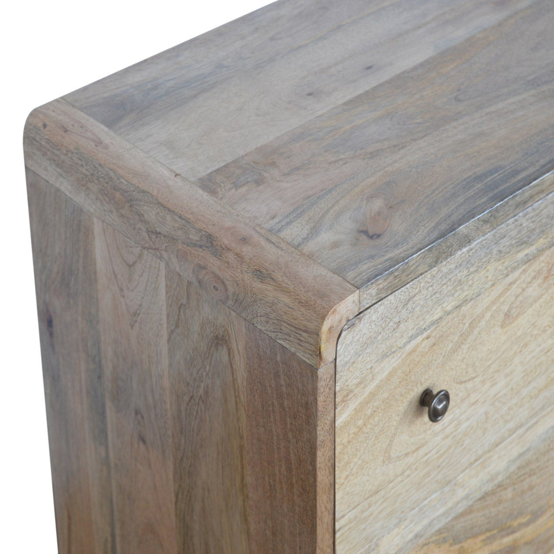 Curved Oak-ish Chest Photo 5