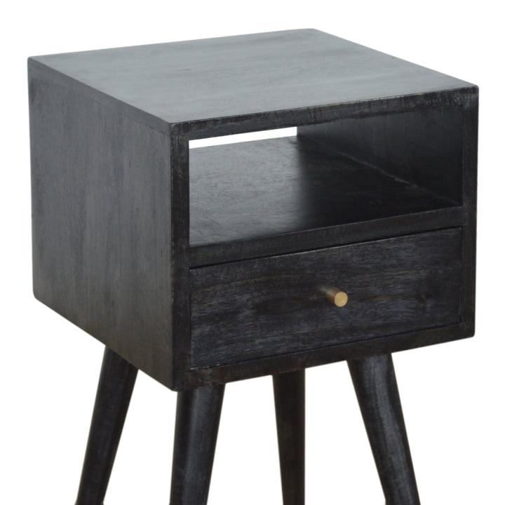 Mini Ash Black Nightstand Photo 4