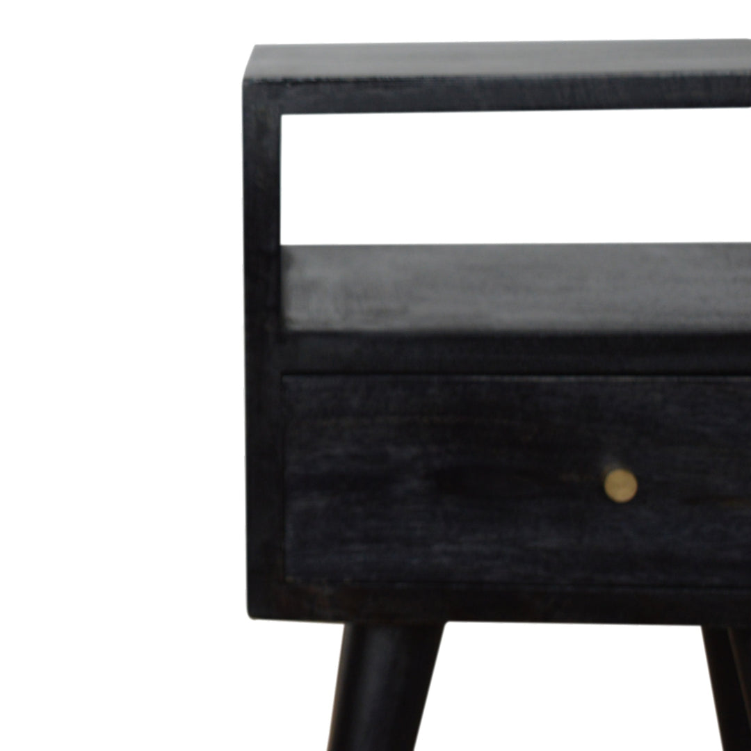 Mini Ash Black Nightstand Photo 5