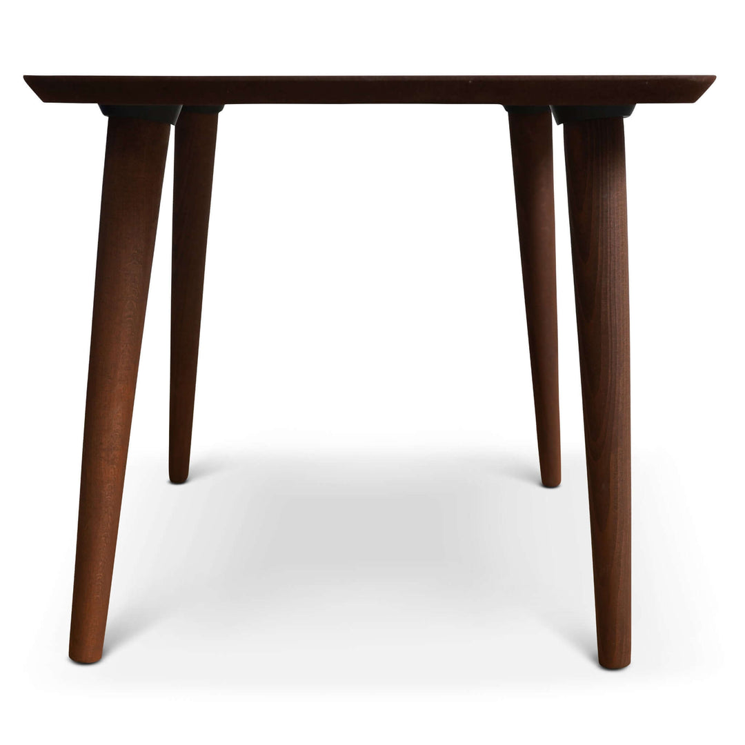 Denis Walnut End Table Side View