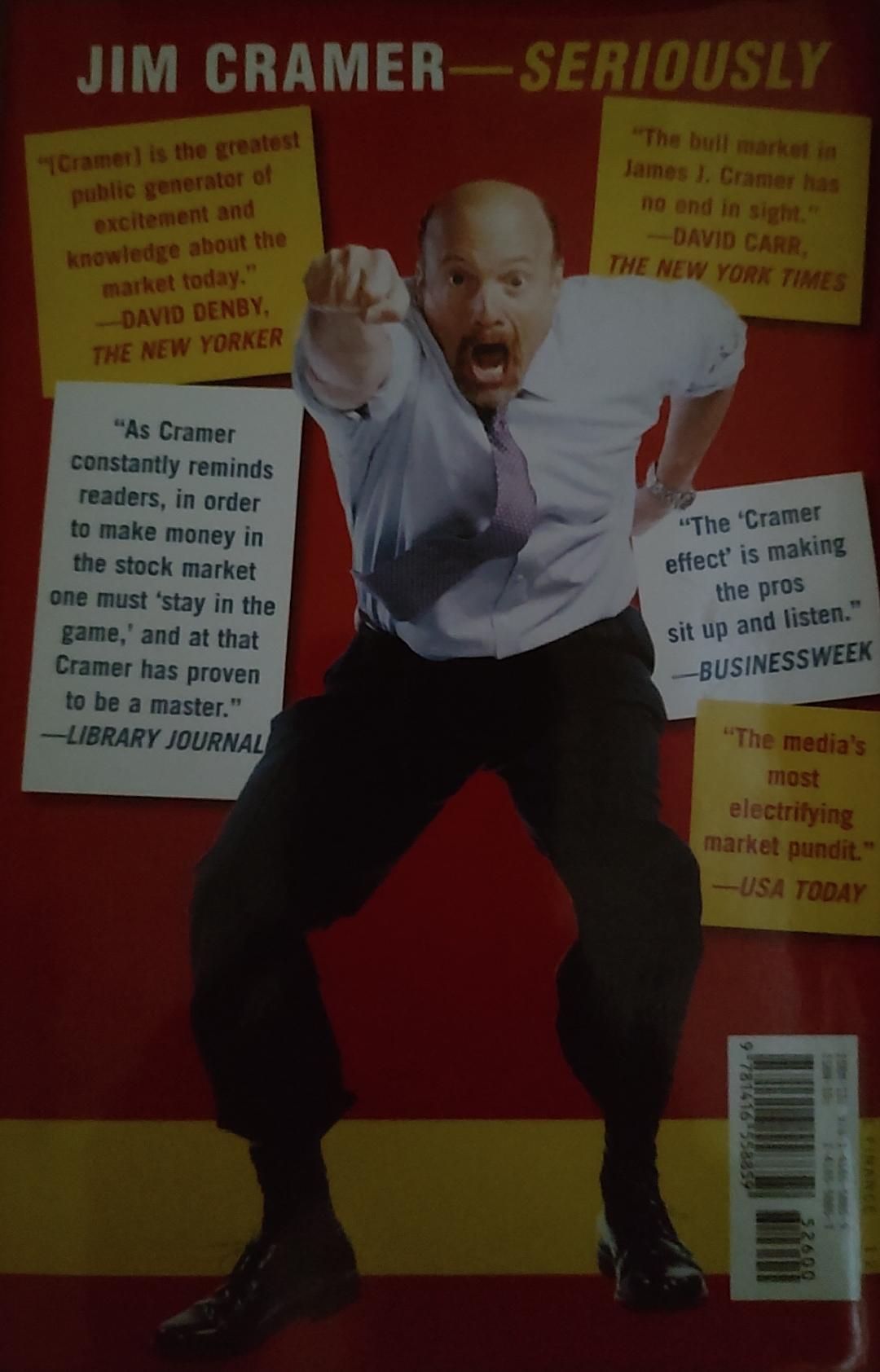 Jim Cramer's Stay Mad for Life Book Back Cover