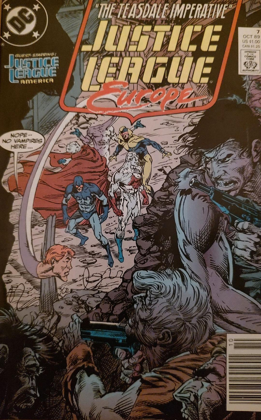 Justice League Europe #7 Comic Book