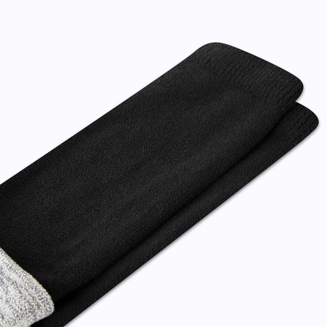 Cozy Grip Compression Slipper Socks - Black