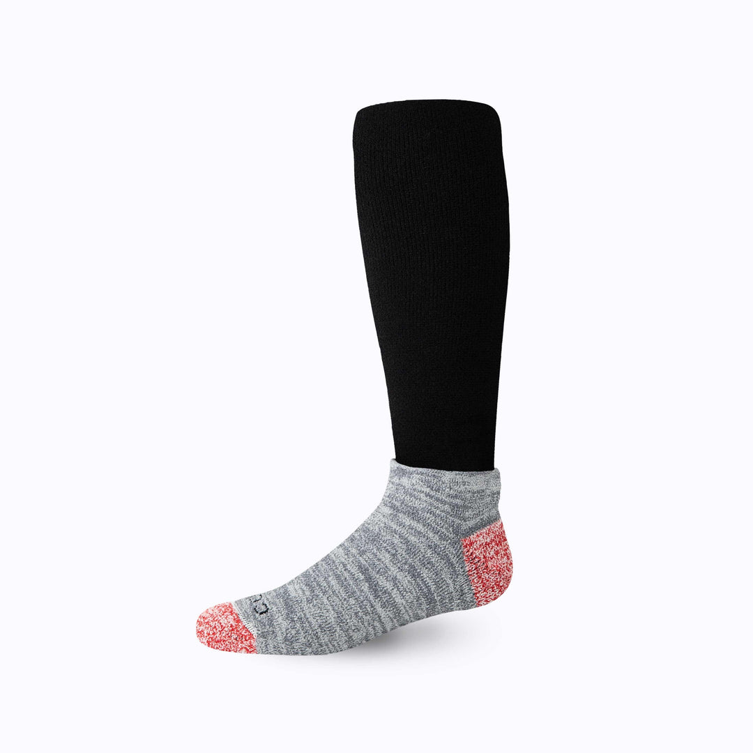 Cozy Grip Compression Slipper Socks - Black