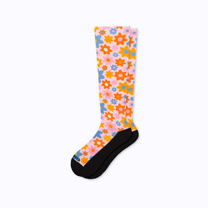Cute Compression Socks – Floral