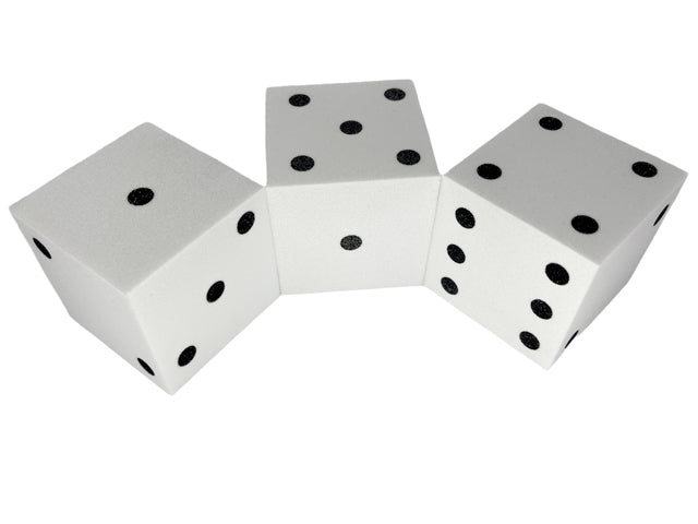 50mm Foam Square Cornered w/Pips Die White/black