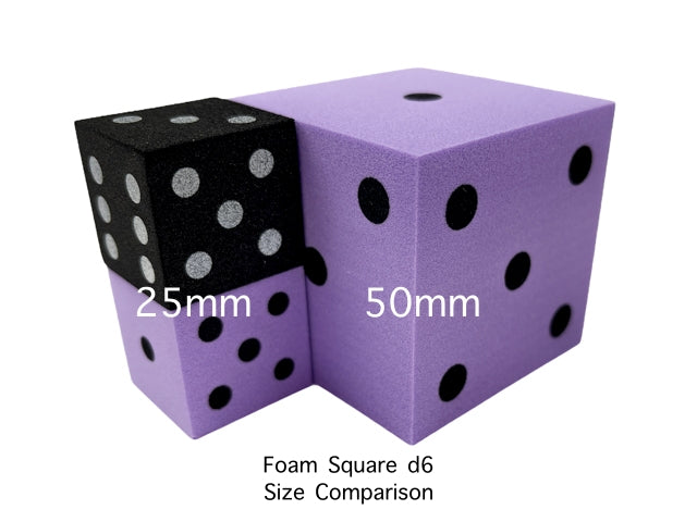 50mm Foam Round Cornered Pips Yellow/black