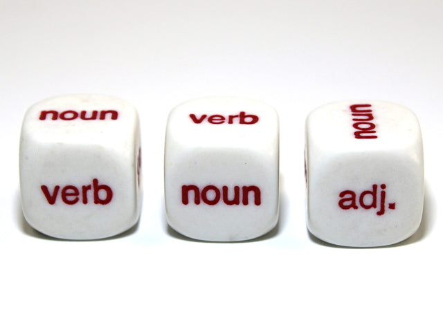 16mm d6, 6 Parts of Speech Verb Preposition Adverb Conjunction Adjective Noun (per die)