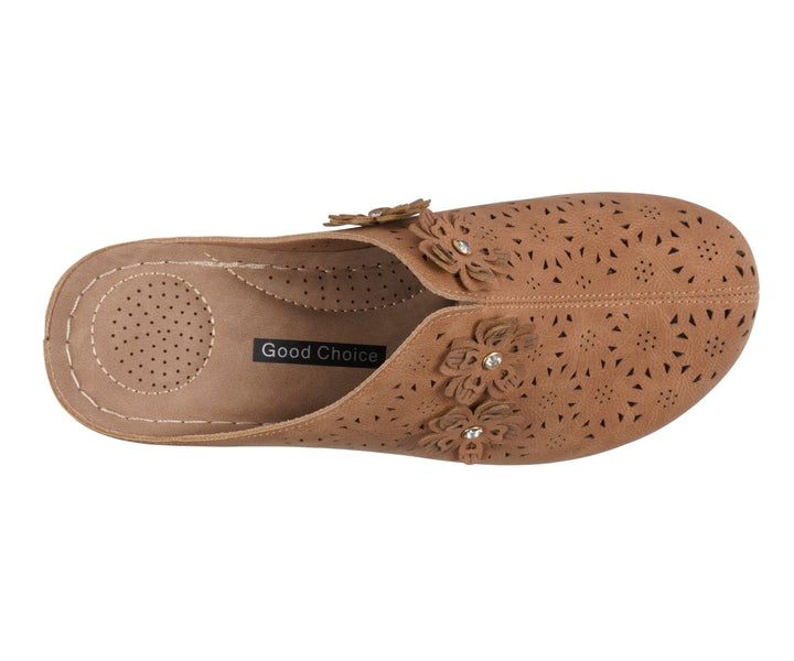 Women's Krista Brown Flat Sandal