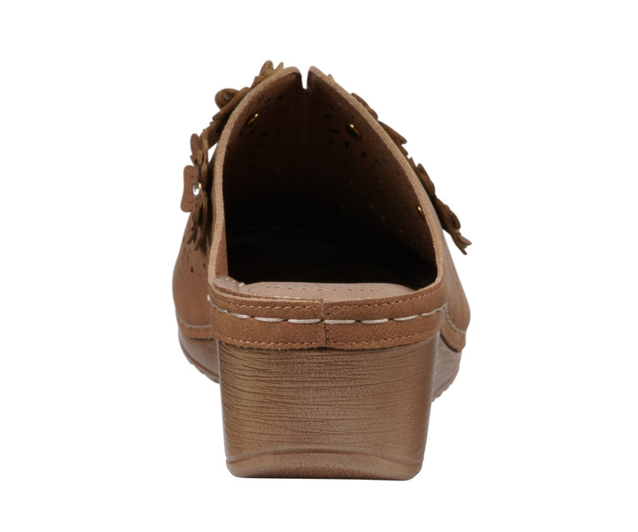 Women's Krista Brown Flat Sandal