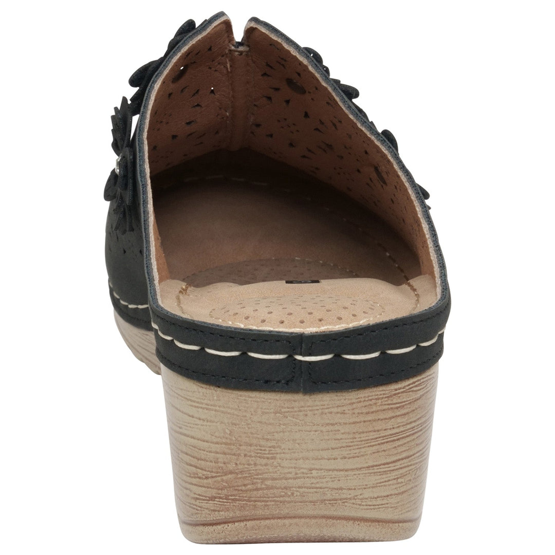 Women's Krista Black Flat Sandal