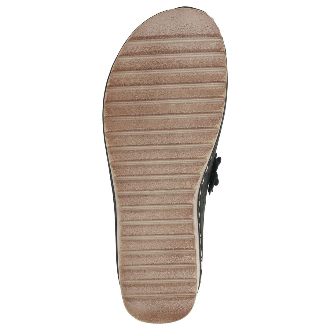 Women's Krista Black Flat Sandal