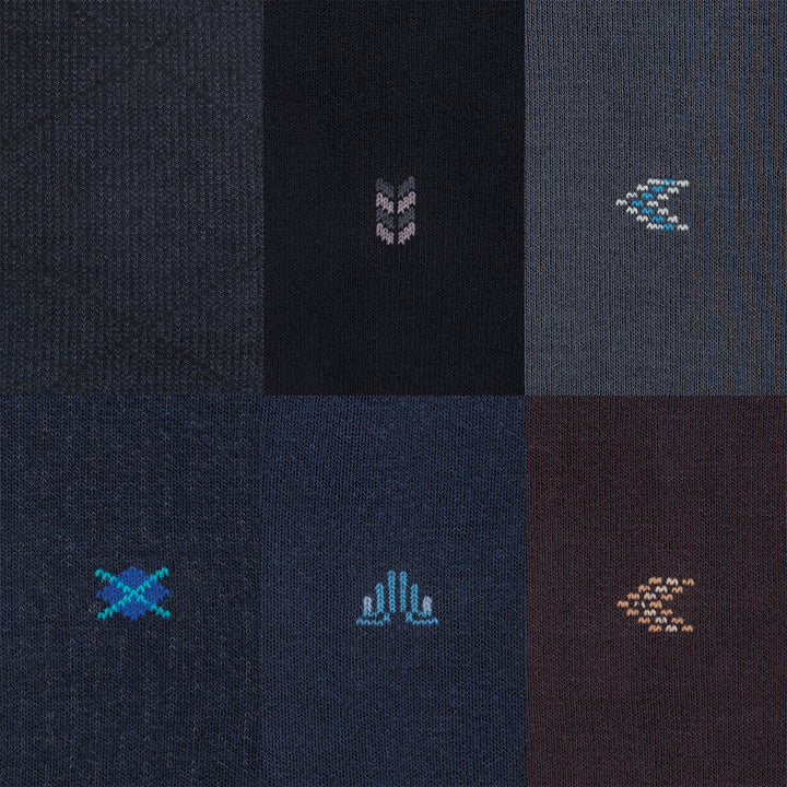 Men’s Bamboo Dress and Trouser Socks 6-Pack - 544