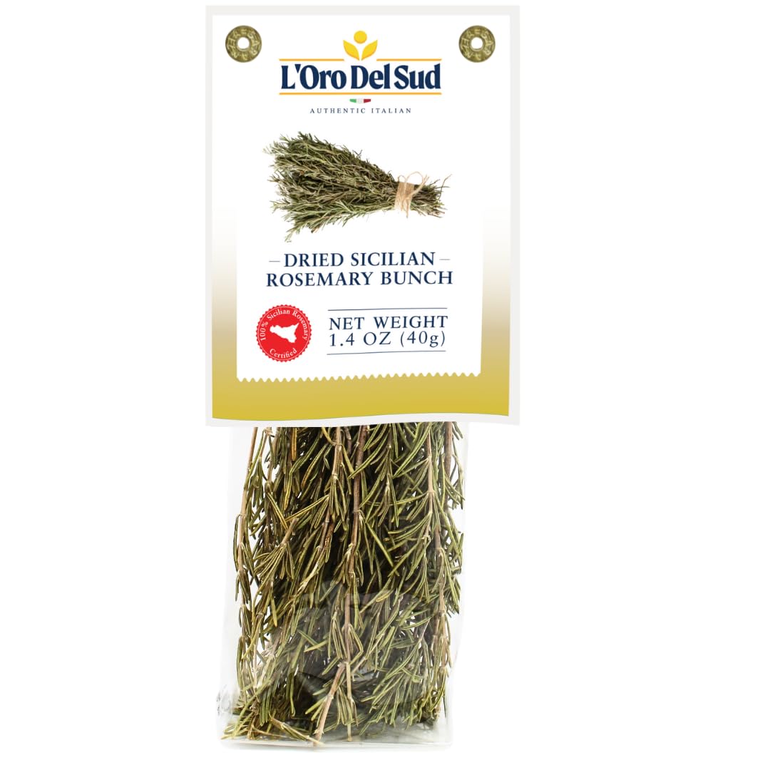 L’Oro Del Sud, Sicilian Rosemary Leaves, 2.11 oz. (60 g)