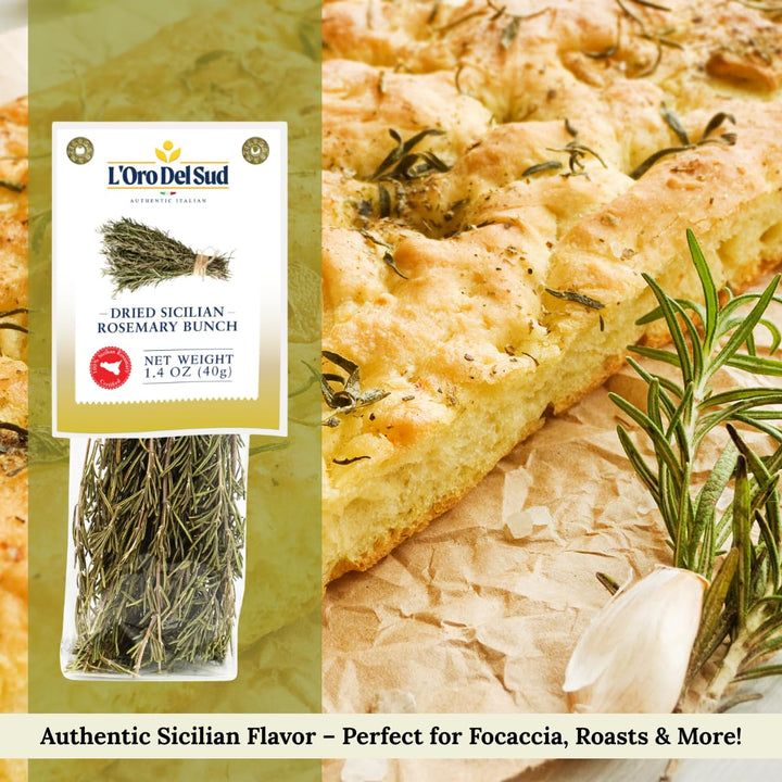 L’Oro Del Sud, Sicilian Rosemary Leaves, 2.11 oz. (60 g)