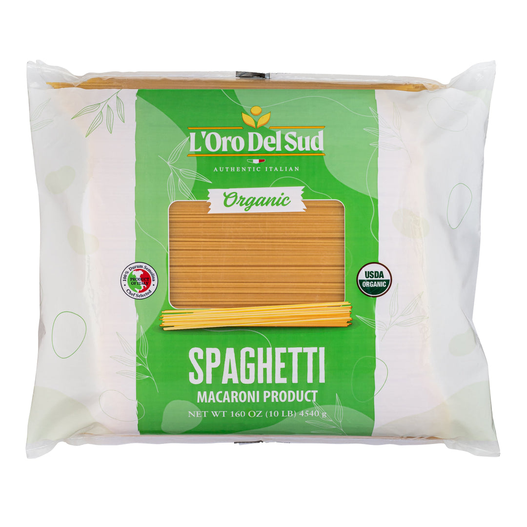 L'Oro Del Sud, Organic Spaghetti Pasta 2 Pack x 10 lbs.