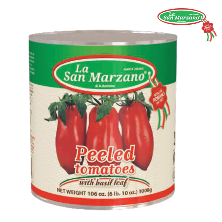 La San Marzano Whole Peeled Plum Tomatoes – 3.4 kg (106 oz.) Can