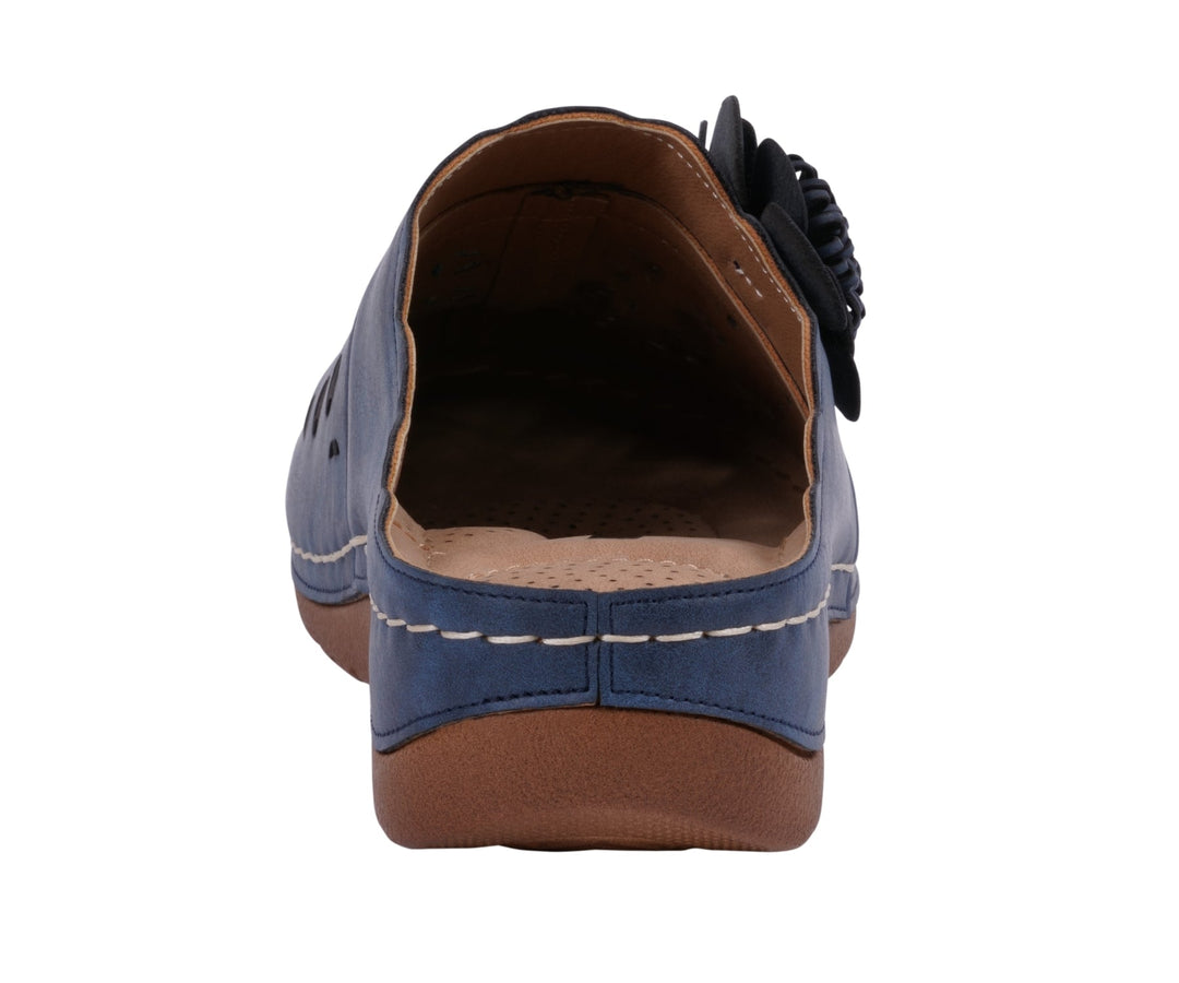Women's Marisol Navy Flat Sandal