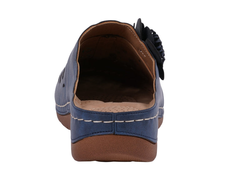 Women's Marisol Navy Flat Sandal