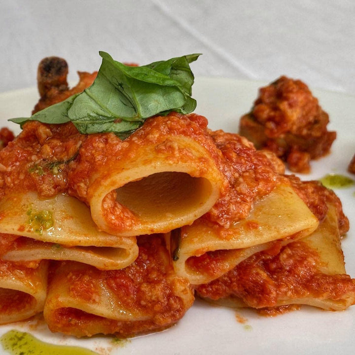 Marulo Paccheri Homemade Artisan Pasta – Authentic Italian Bronze Cut, 500 g (1.1 lbs.) Luxury Box