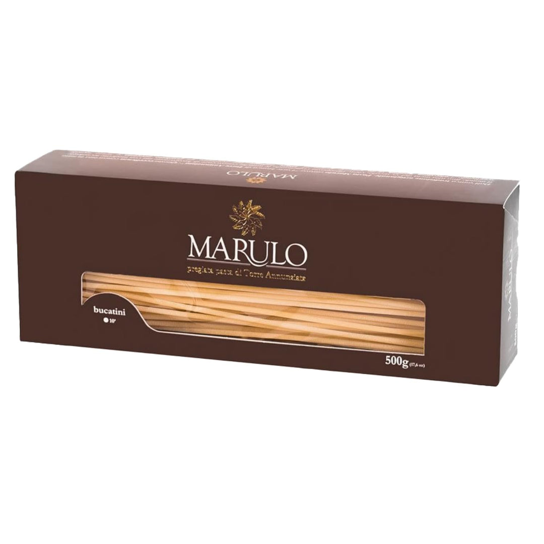 Marulo, Bucatani Pasta, Artisan Bronze Die-Cut Pasta, 12 Pack x 1.1 lbs.