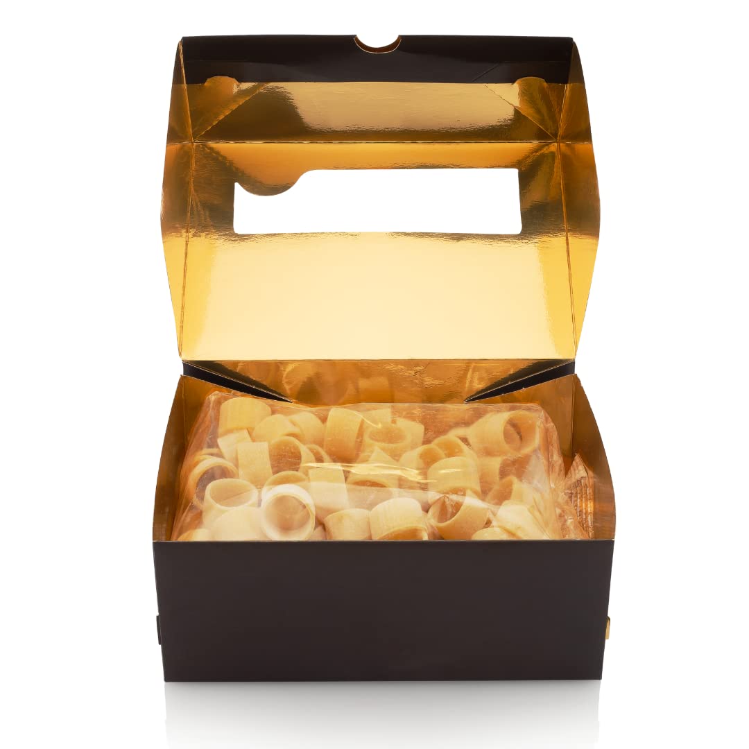 Marulo Paccheri Pasta, Artisan Bronze Die-Cut Pasta, Pack of 12 x 1.1 lbs.