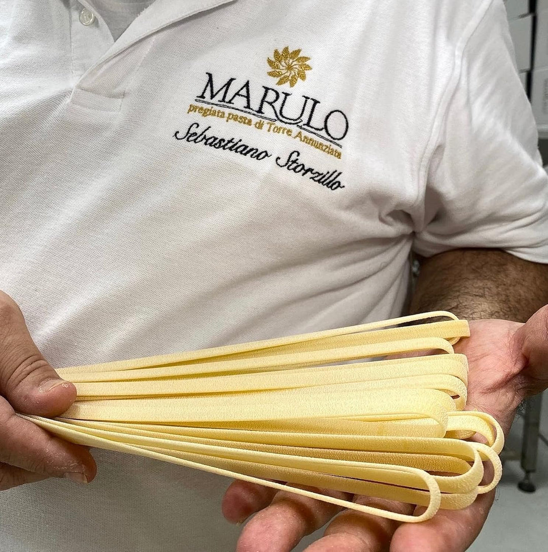 Marulo, Tagliatelle Pasta, Artisan Bronze Die-Cut Pasta, Pack of 12 x 1.1 lbs.