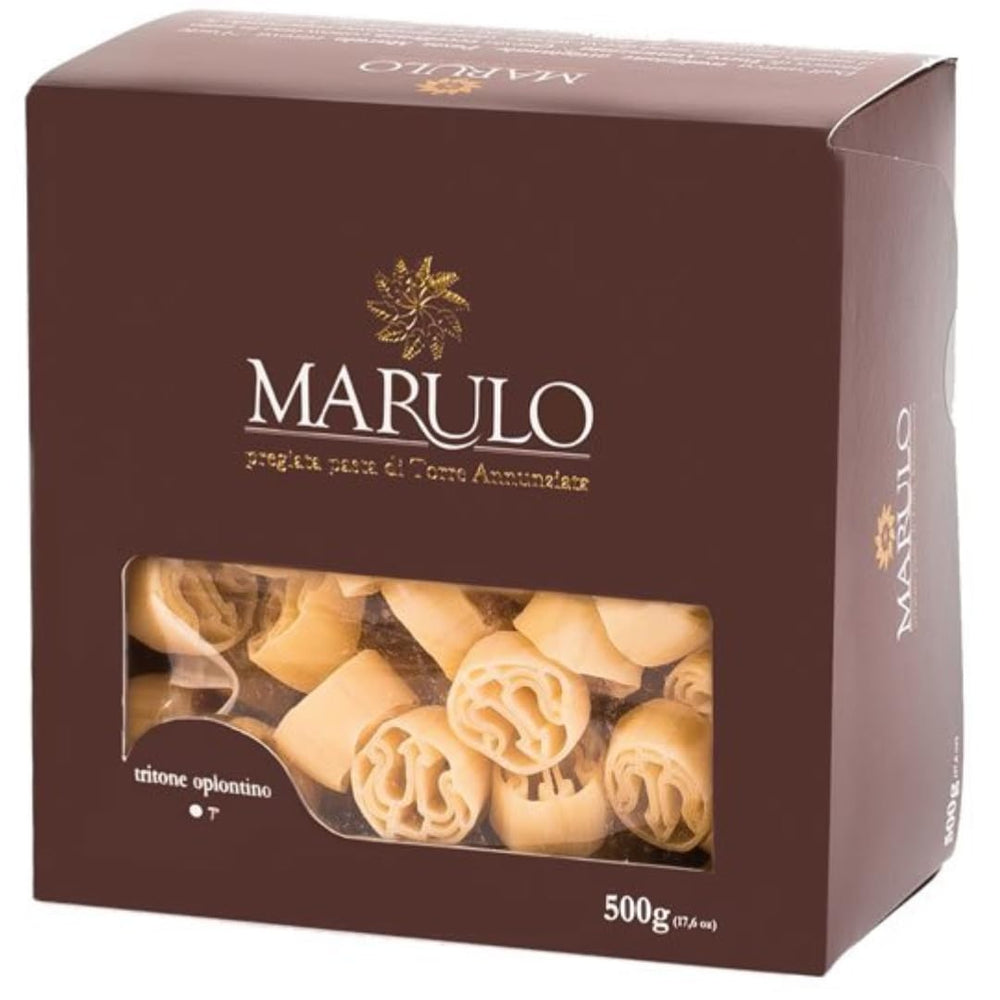 Marulo,Tritone Oplontino Pasta, Artisan Bronze Die-Cut Pasta, 12 Pack x 1.1 lbs.