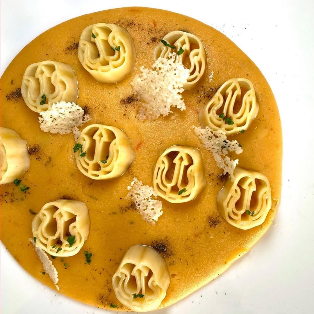 Marulo, Tritone Oplontino Pasta, Artisan Bronze Die-Cut Pasta, 12 Pack x 1.1 lbs.