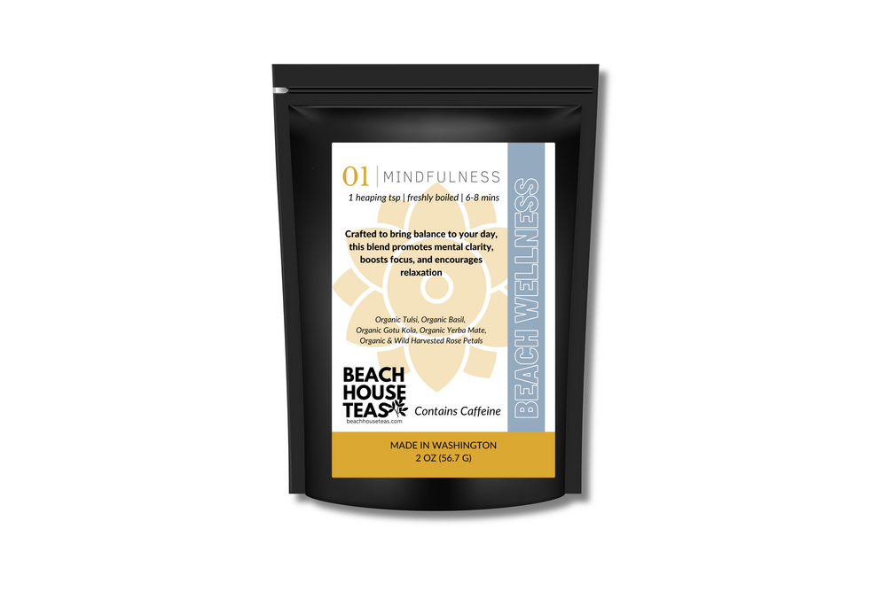 Beach Wellness Mindfulness Tea Bag