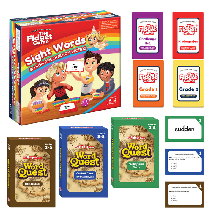 The Fidget Game Sight Words Edition