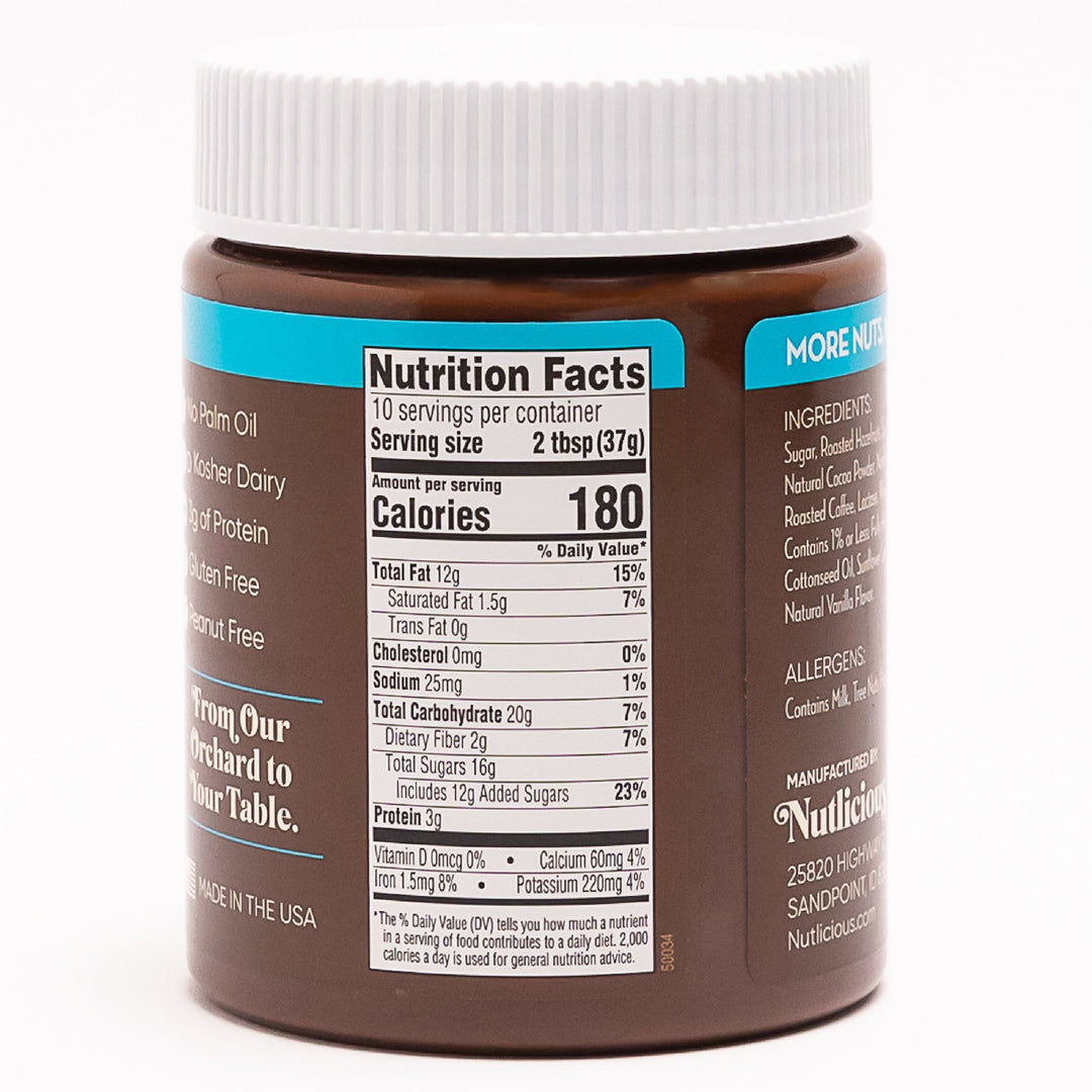 Nutlicious, Hazelnut Mocha Spread, 13 oz.