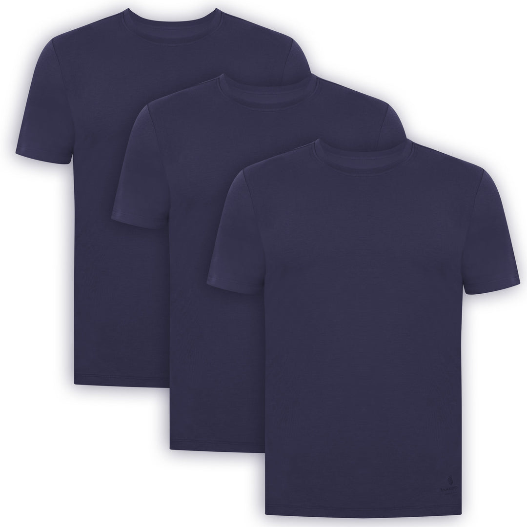 Men's Bamboo Crew Neck Undershirts (3-Pack)