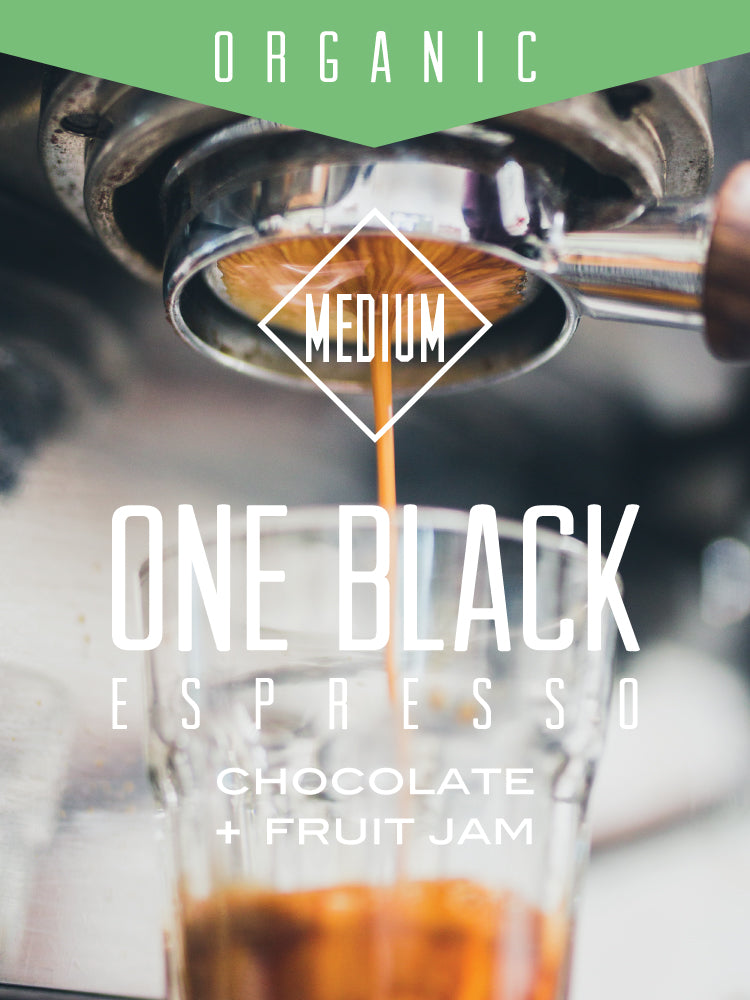 Organic One Black Espresso Coffee