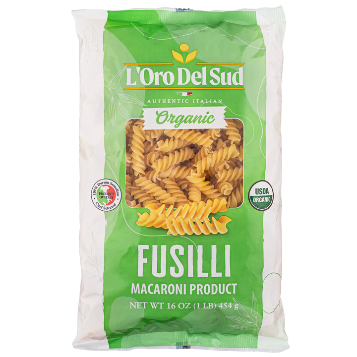 L'Oro Del Sud, Organic Fusilli Pasta, 20 Pack x 1 lbs.