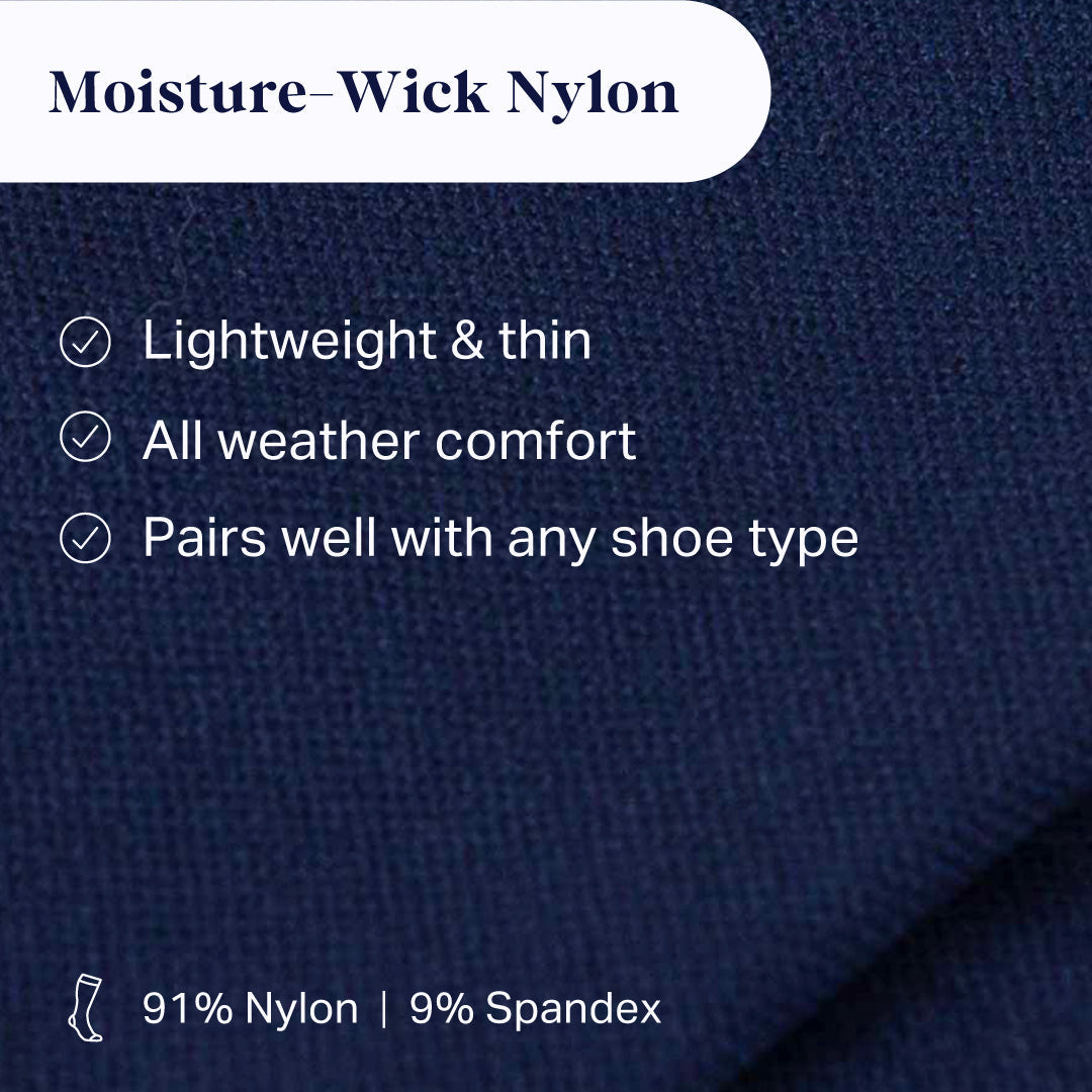 Knee-High Compression Socks – Solid Navy