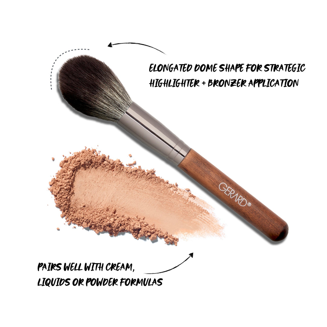 High and Low- Highlight and Bronzer Brush - F2