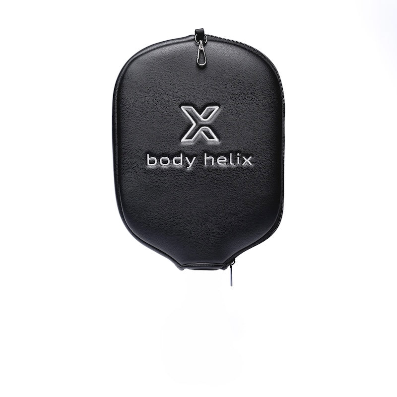 Black case with X body helix logo on a white background.