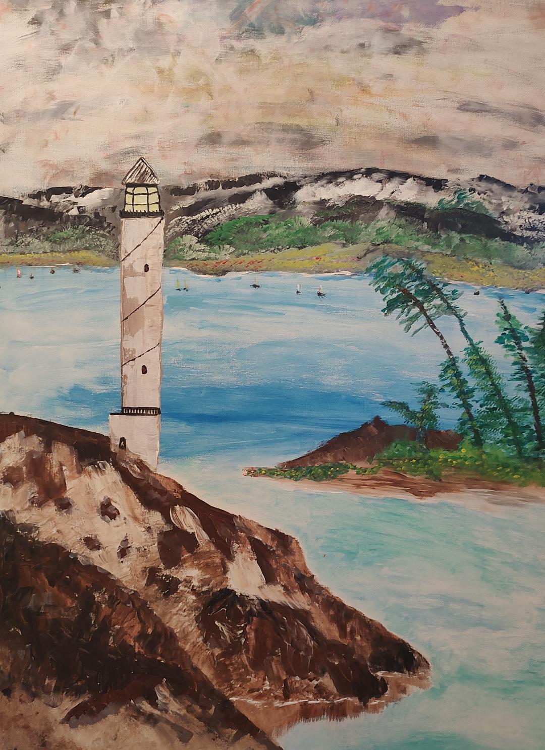 Paul "PO" Morabito the Lighthouse Painting