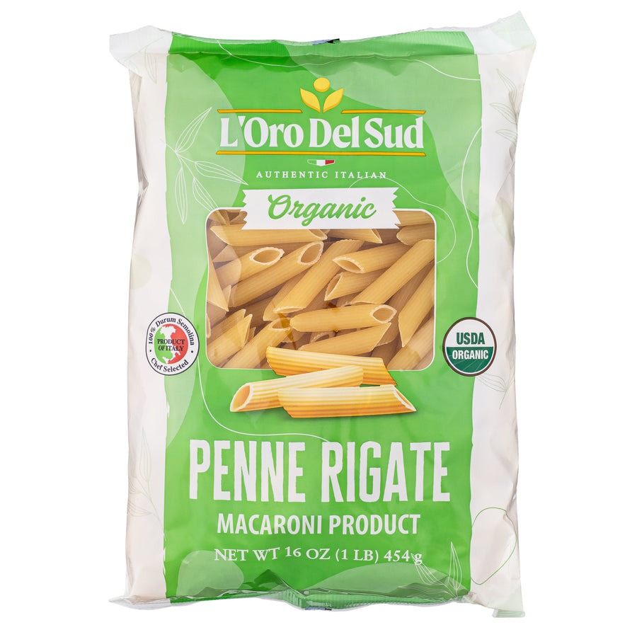 L'Oro Del Sud, Organic Penne Rigate Pasta 20 Pack x 1 lbs.