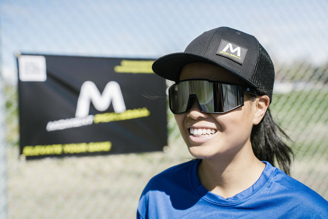 Pro-Guard Glasses Set with Grey Mirrored Lens with Model.