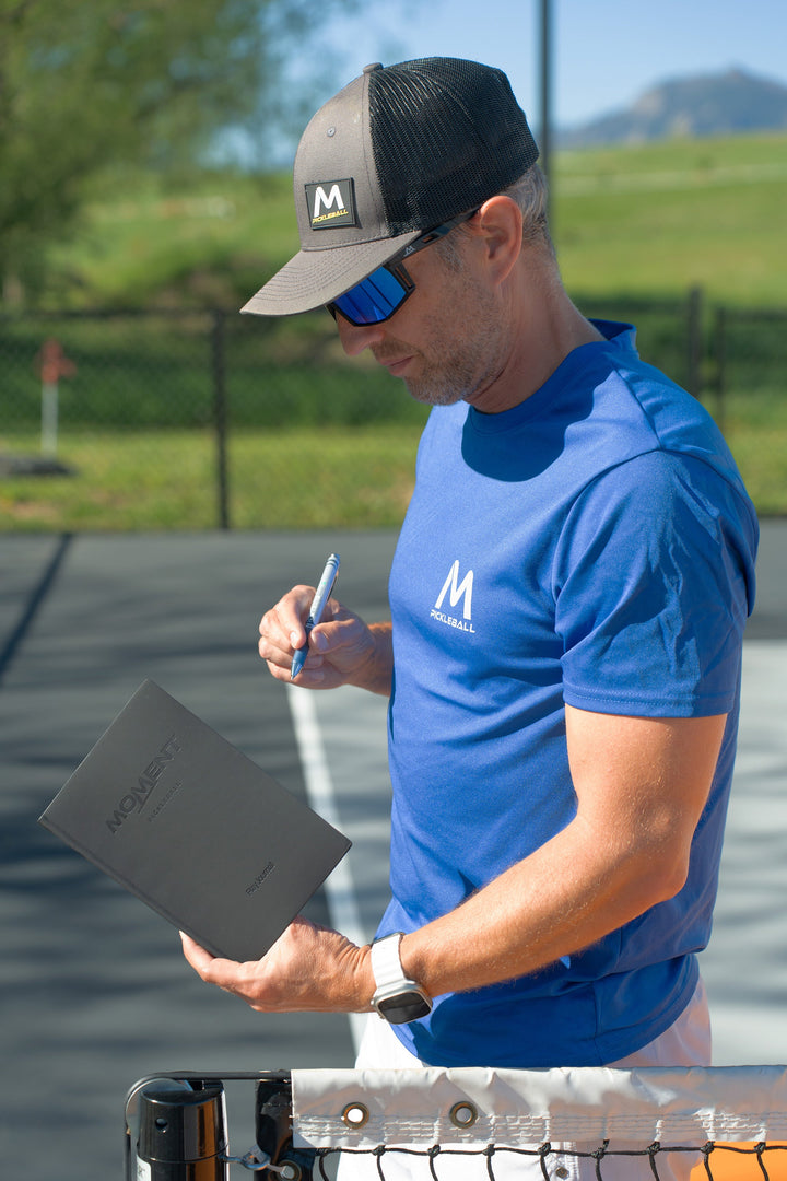 Moment Pickleball Practice and Play Mindfulness Journal with Coach.